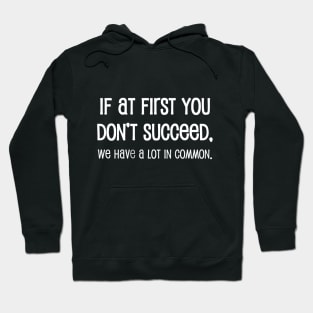 If At First You Don't Succeed Hoodie